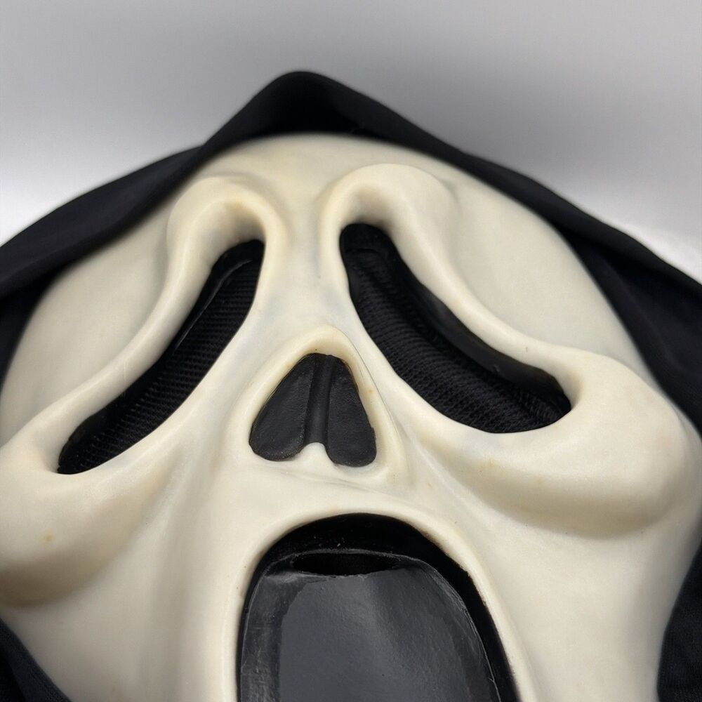 Ghost Face Scream Mask Easter Unlimited T Stamp Hood Fun World Horror - Picture 6 of 16